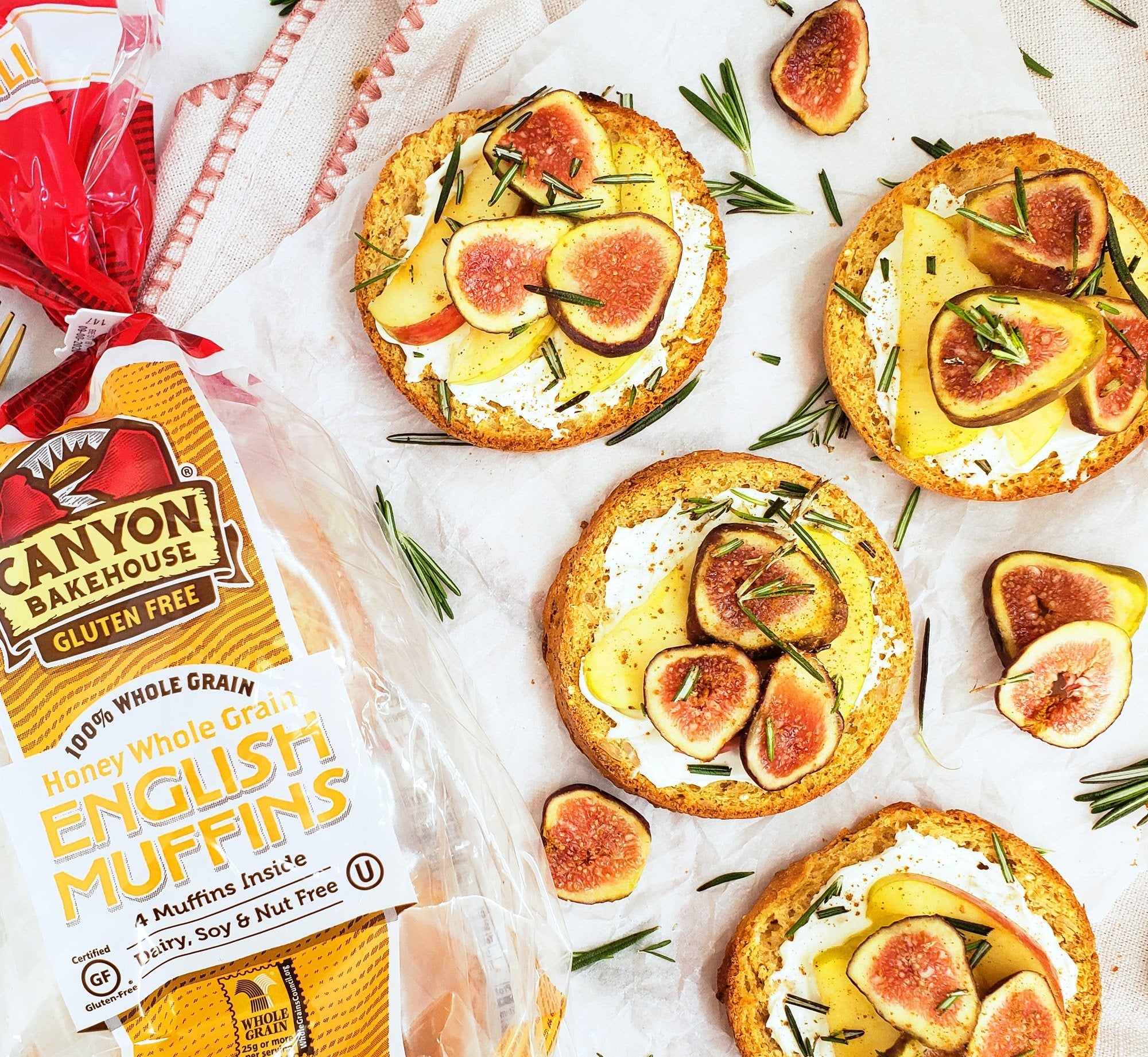 Fig, Apple & Cinnamon Cream Cheese English Muffins with Andrea Mathis ...