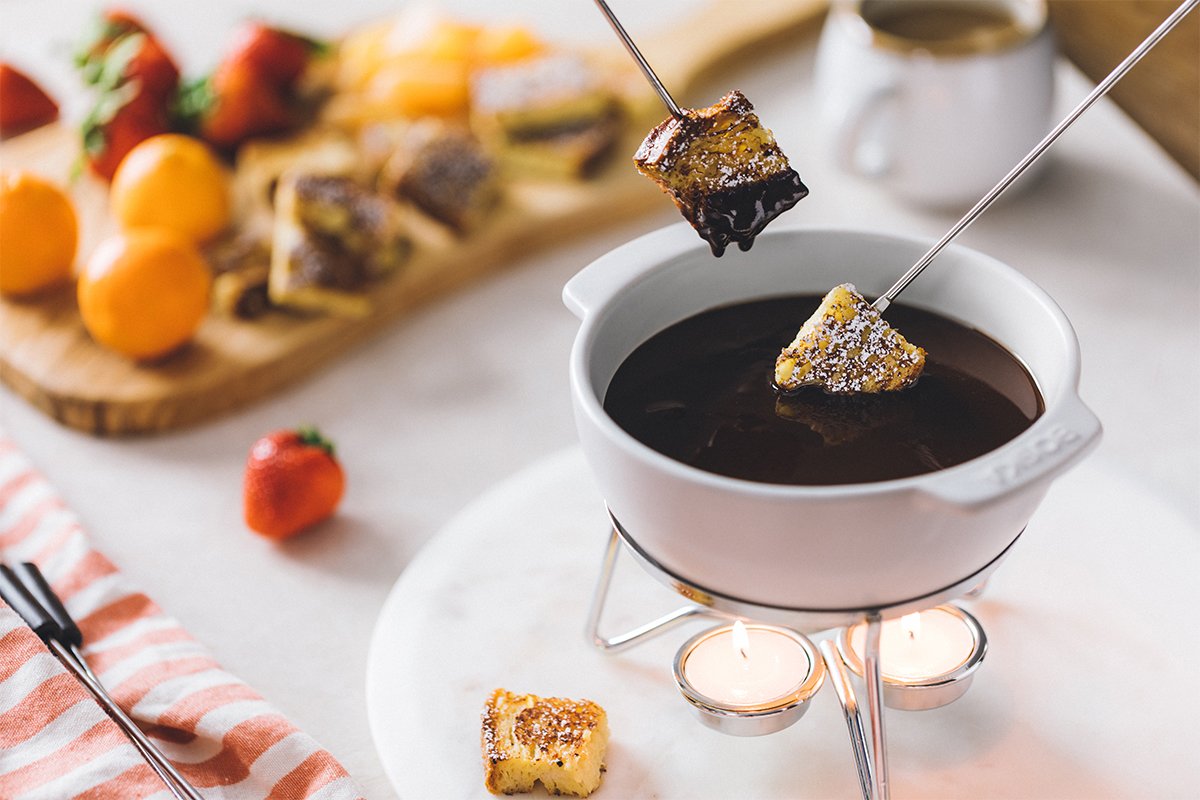 Small Chocolate & Cheese Fondue Pot - Whisk